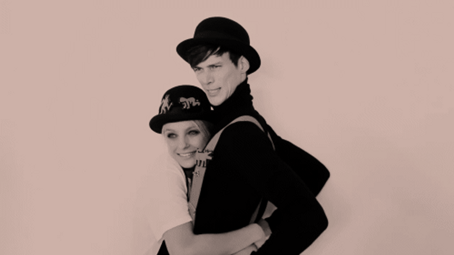 Jessica Stam With A Guy GIF