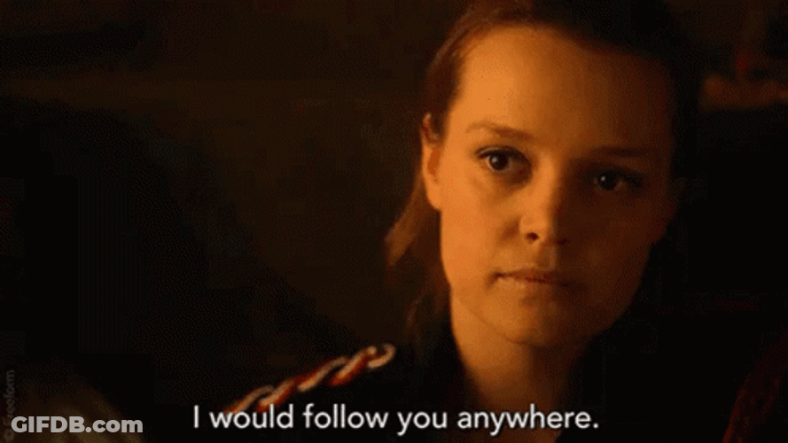 Jessica Sutton Would Follow You Anywhere GIF