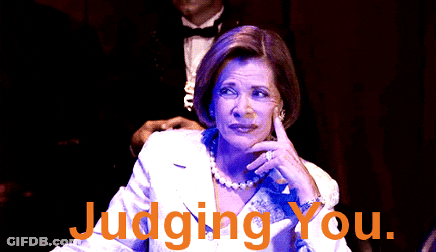 Jessica Walter Judging And Watching GIF
