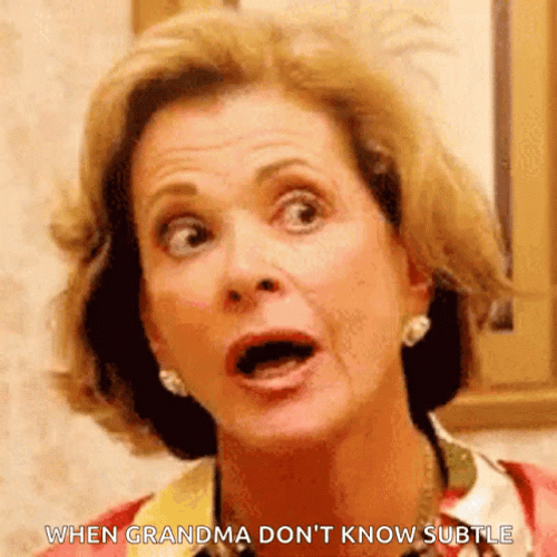 Jessica Walter Winking Grandma Don't Know GIF