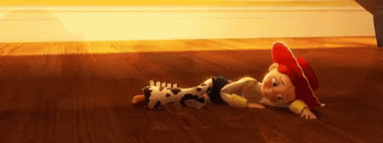Jessie Abandoned In Toy Story GIF