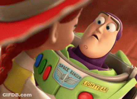 Jessie And Buzz Lightyear Kissing GIF