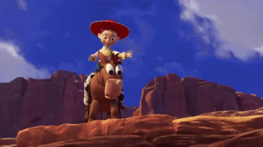Jessie From Toy Story Shocked GIF