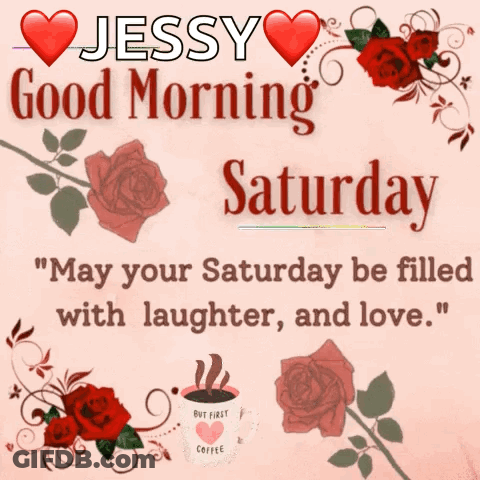 Jessy Good Morning Saturday GIF