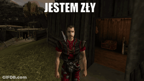 Jestem Zły Video Game Screenshot GIF