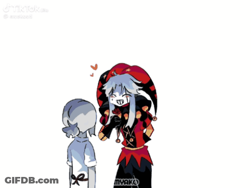 Jester Talking To Person With TikTok GIF