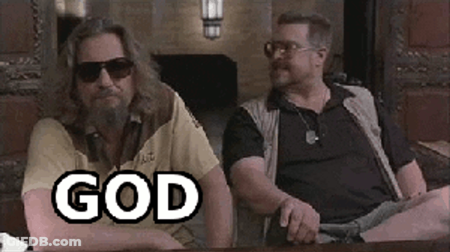Jesus Big Lebowski And Walter Angry Screaming GIF