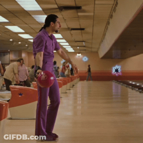 Jesus Big Lebowski Bowling GIF
