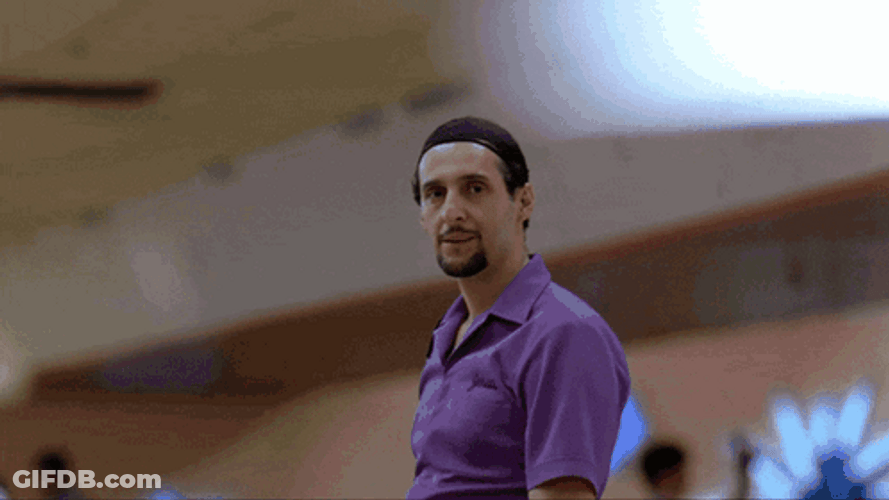Jesus Big Lebowski Slow Motion Walk GIF