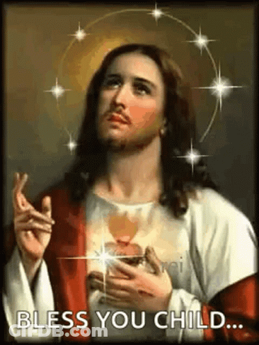 Jesus Bless You Child GIF