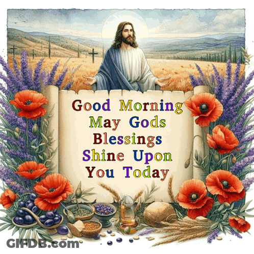 Jesus Blessings Good Morning GIF