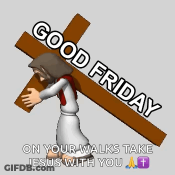 Jesus Carrying Cross On Good Friday GIF