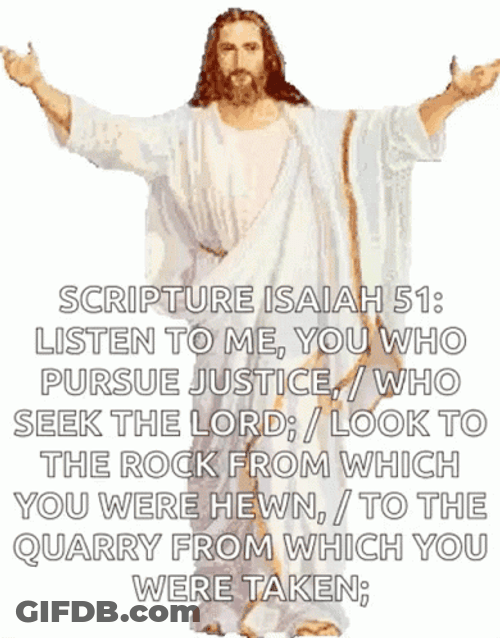 Jesus Christ Bible Verse Scripture Isaiah GIF