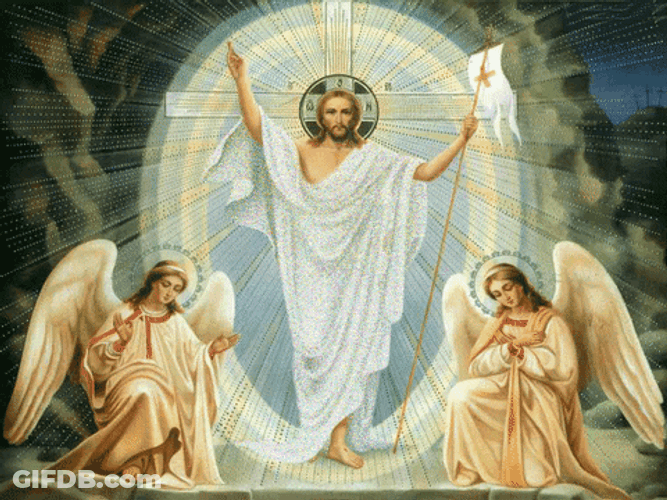 Jesus Christ Cross Angels Kingdom Of Heaven GIF