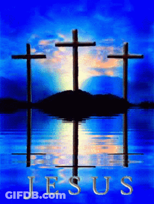 Jesus Christ Holy Cross In The Sea GIF