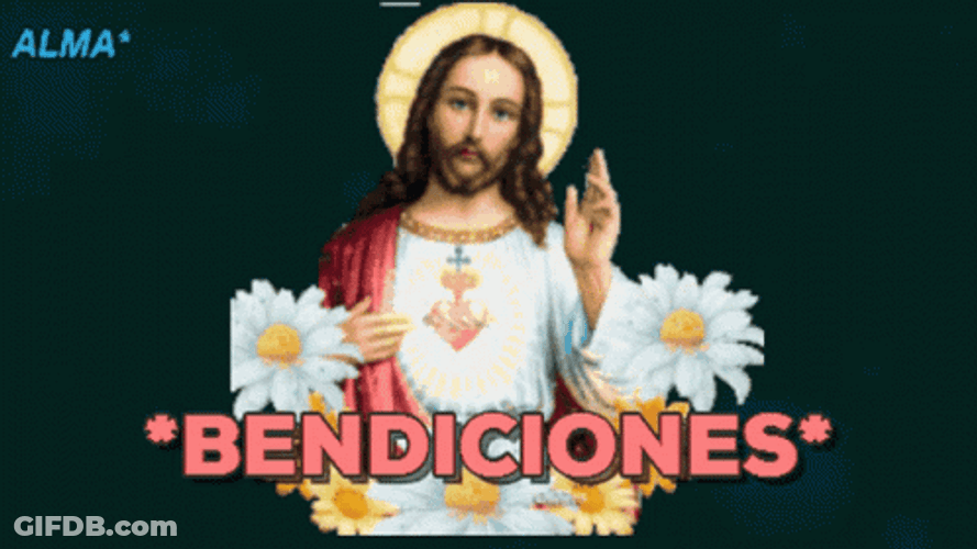 Jesus Christ Of Nazareth Bendiciones Sticker GIF