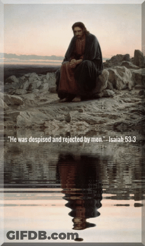 Jesus Christ Seaside Bible Verse Isaiah GIF
