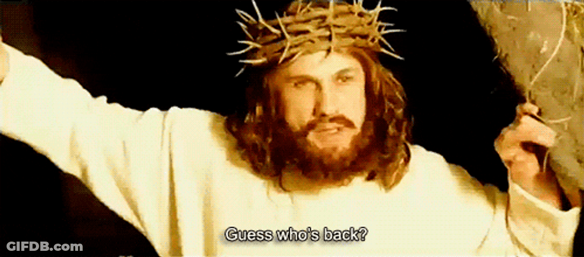 Jesus Christoph Waltz Djesus Uncrossed GIF