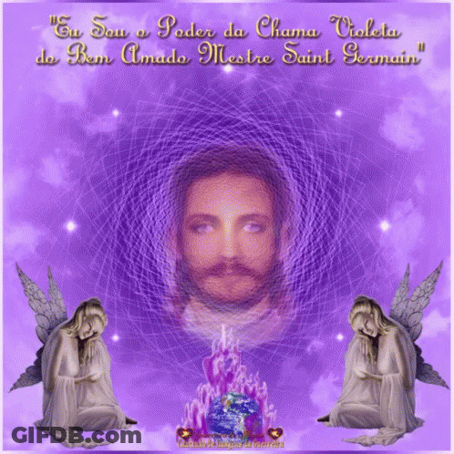 Jesus Eu Sou O Poder Da Chama Violeta Do Bem Amado Mestre Saint Germain GIF