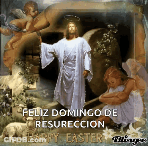 Jesus Feliz Domingo De Resurreccion GIF