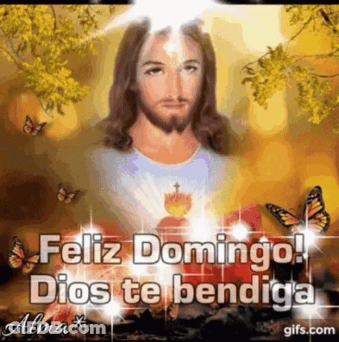 Jesus Feliz Domingo Dios Te Bendiga GIF