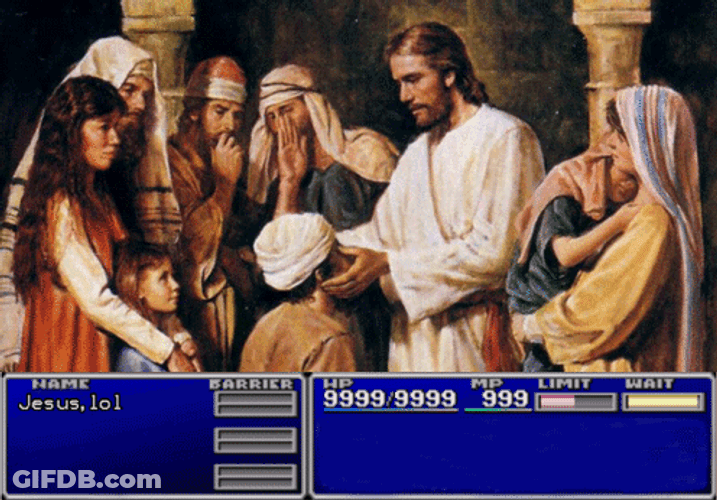 Jesus Game Screen Funny Conversation GIF