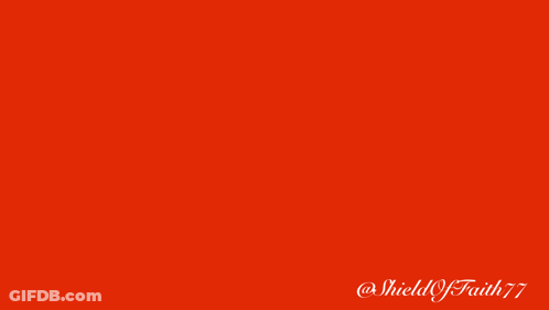 Jesus Is My Rock And Refuge On Red Background GIF