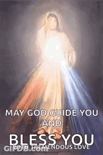 Jesus May God Guide Bless You Tremendous Love GIF