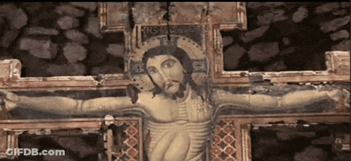 Jesus On Cross With Word King GIF
