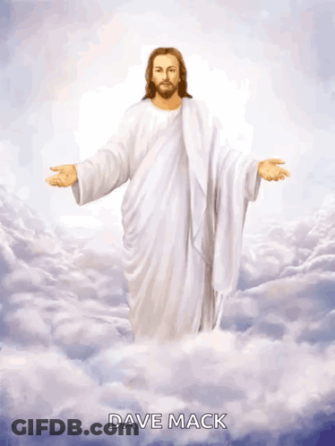 Jesus Painting With Dave Mack Name GIF