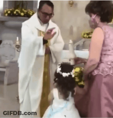 Jesus Painting With Padre Celestial GIF