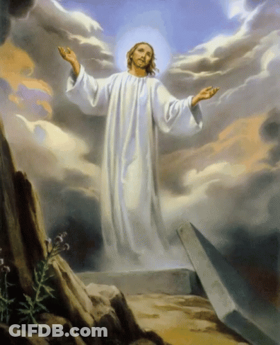 Jesus Rising From The Dead GIF