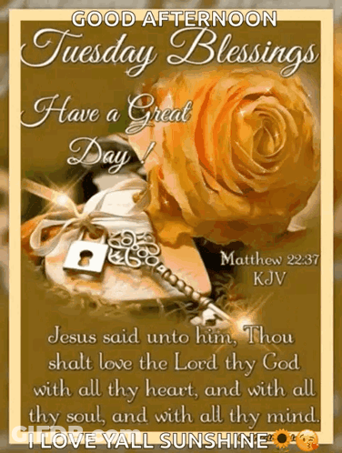 Jesus Said Unto Him Thou Shall Love The Lord Thy God With All Thy Heart And With All Thy Mind GIF