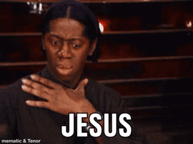 Jesus Shocked Face GIF