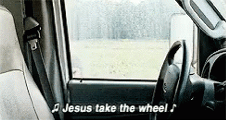 Jesus Take The Wheel Song Lyrics GIF