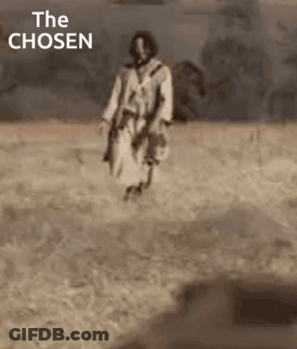 Jesus Walking In Field The Chosen Shalom GIF