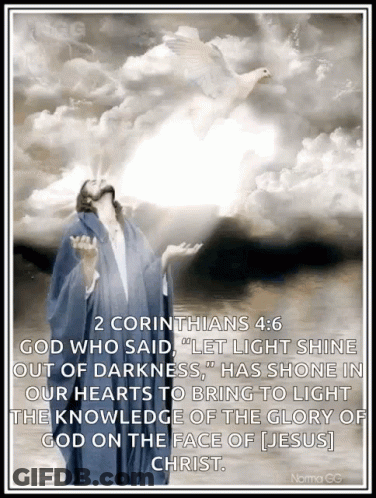 Jesus With Bible Quote GIF