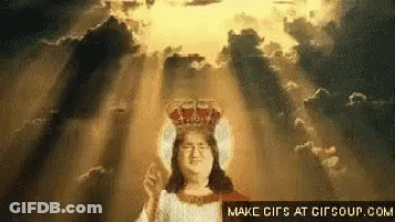 Jesus With Crown GIF