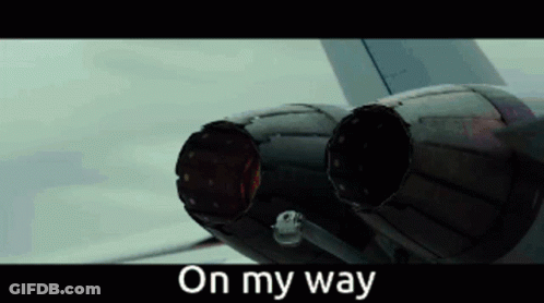 Jet Engine Close Up On My Way GIF