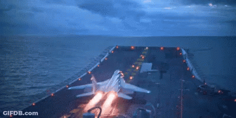 Jet Flight Take Off Runway GIF