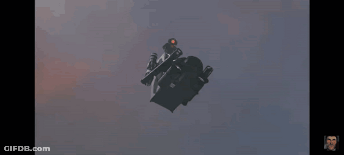 Jetpack Rush Titan Speakerman GIF