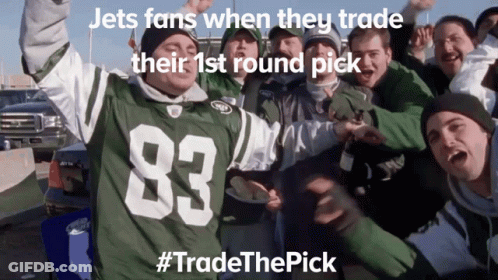 Jets Fans Trade Their 1St Round Pick GIF