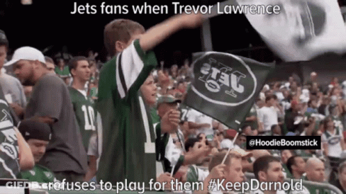Jets Fans When Trevor Lawrence Refuses To Play For Them Keep Darnold GIF