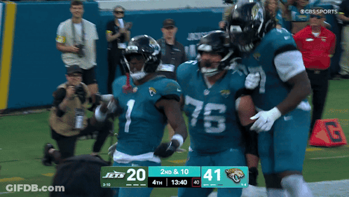 Jets Vs Jaguars Football Game On CBS Sports GIF