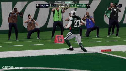 Jets Vs Patriots Football Game GIF
