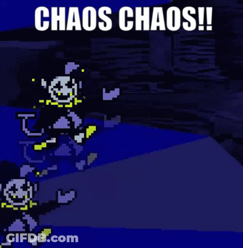 Jevil Deltarune Chaos Dance Around GIF