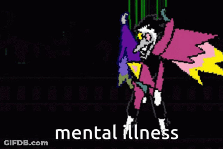 Jevil Deltarune Mental Illness What GIF