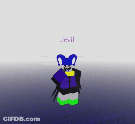 Jevil Deltarune Roblox Clown GIF
