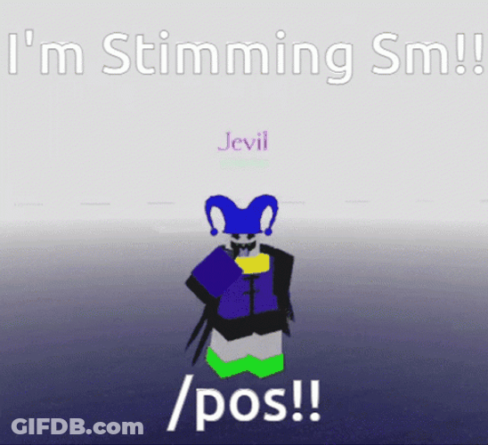 Jevil Deltarune Roblox Pos GIF