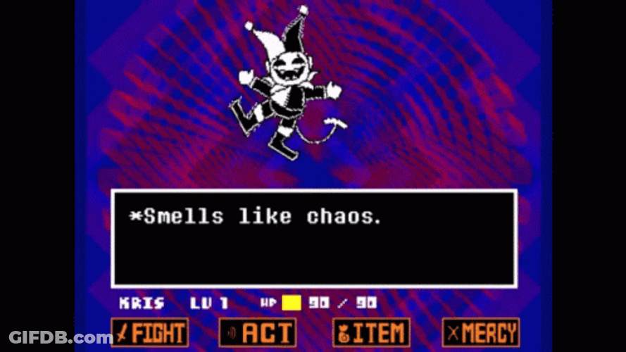 Jevil Smells Like Chaos GIF